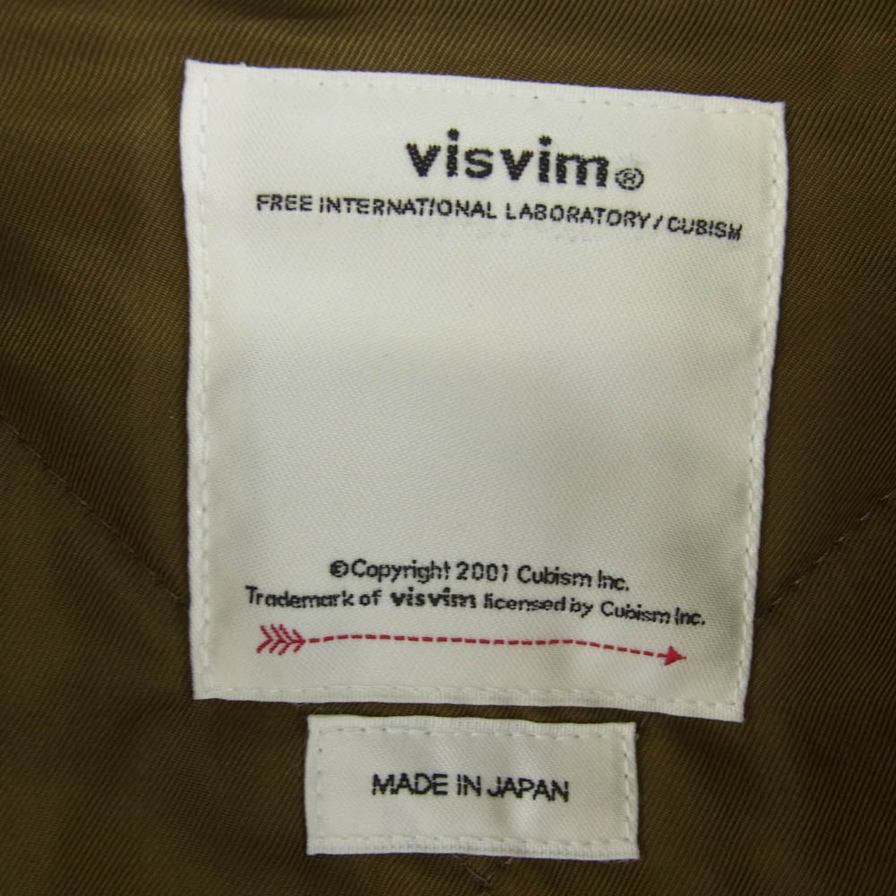 VISVIM ビズビム 23SS 0123105013022 DECKHAND LIGHT JKT デックハンド ライト ジャケット カーキ系 ベージュ系 1【中古】