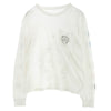 CHROME HEARTS クロムハーツ（原本無） Multi Color Horseshoe L/S Tee マルチカラー ホースシュー プリント ロングスリーブ Tシャツ 長袖カットソー ホワイト系 L【中古】