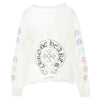 CHROME HEARTS クロムハーツ（原本無） Multi Color Horseshoe L/S Tee マルチカラー ホースシュー プリント ロングスリーブ Tシャツ 長袖カットソー ホワイト系 L【中古】