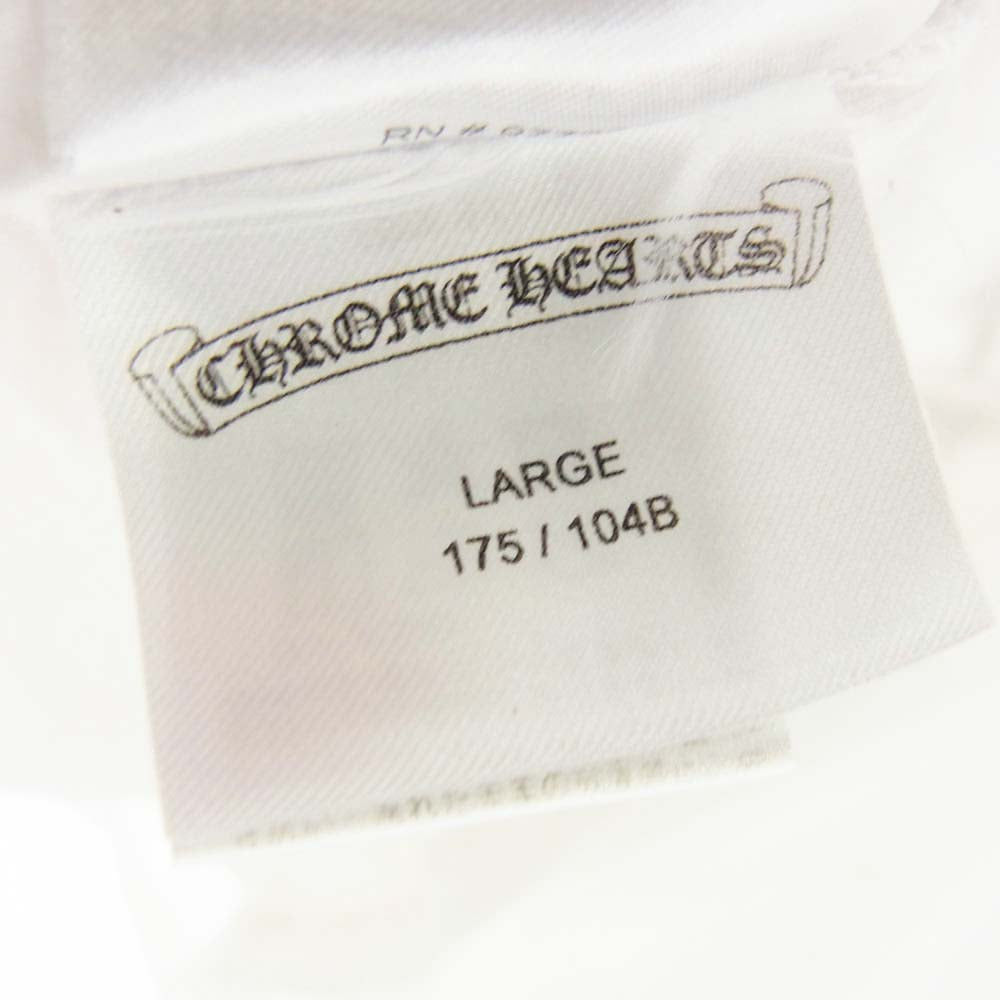 CHROME HEARTS クロムハーツ（原本無） Multi Color Horseshoe L/S Tee マルチカラー ホースシュー プリント ロングスリーブ Tシャツ 長袖カットソー ホワイト系 L【中古】