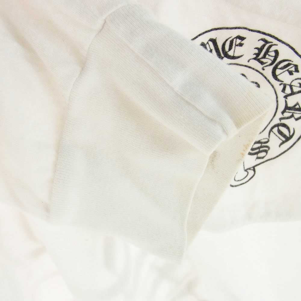 CHROME HEARTS クロムハーツ（原本無） Multi Color Horseshoe L/S Tee マルチカラー ホースシュー プリント ロングスリーブ Tシャツ 長袖カットソー ホワイト系 L【中古】