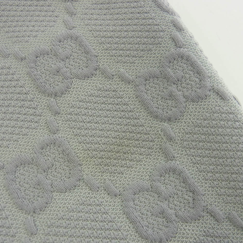 GUCCI グッチ 768574 XJF4N GG Nylon Jacquard Jogging Trouser Light Grey GGナイロン ジャカード ジョギングパンツ ライトグレー グレー系 M【中古】