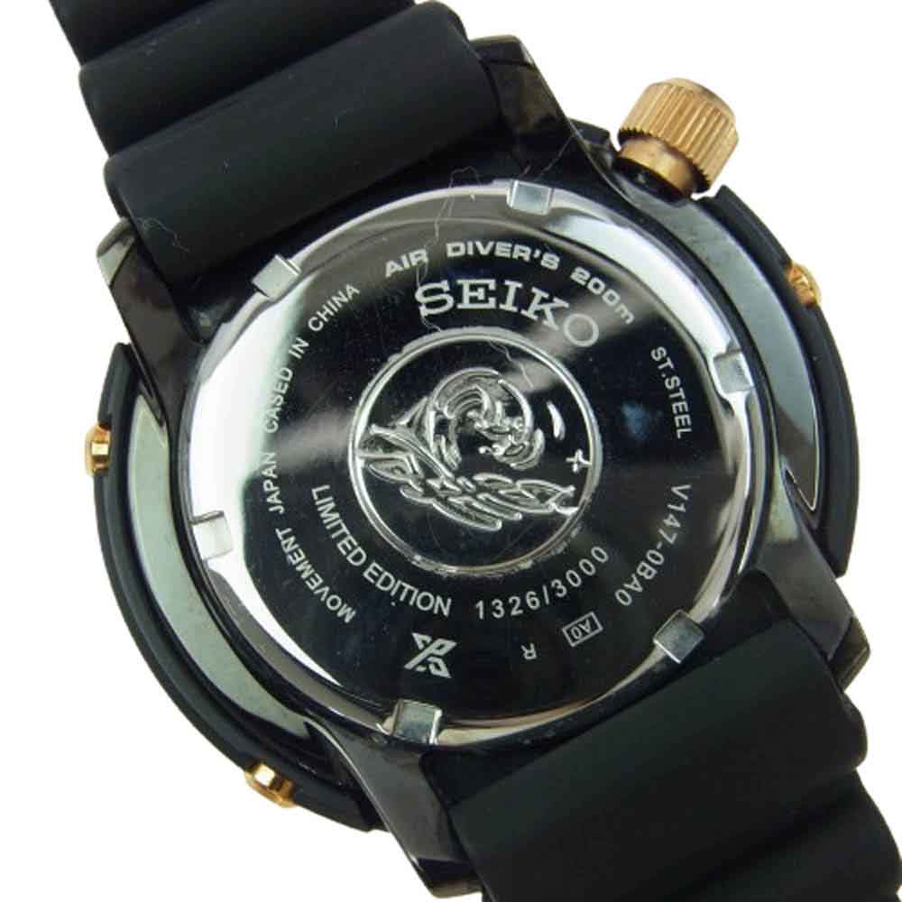 SEIKO セイコー SBDN026 3000本限定 PROSPEX LIMITED EDITION プロスペック リミテッドエディション ダイバースキューバー 腕時計 ブラック系【中古】