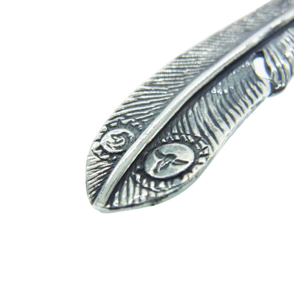 TADY&KING タディアンドキング 18K 上金 ハート SVフェザー Lサイズ ペンダントトップ 左向き ゴールド系 シルバー系【中古】