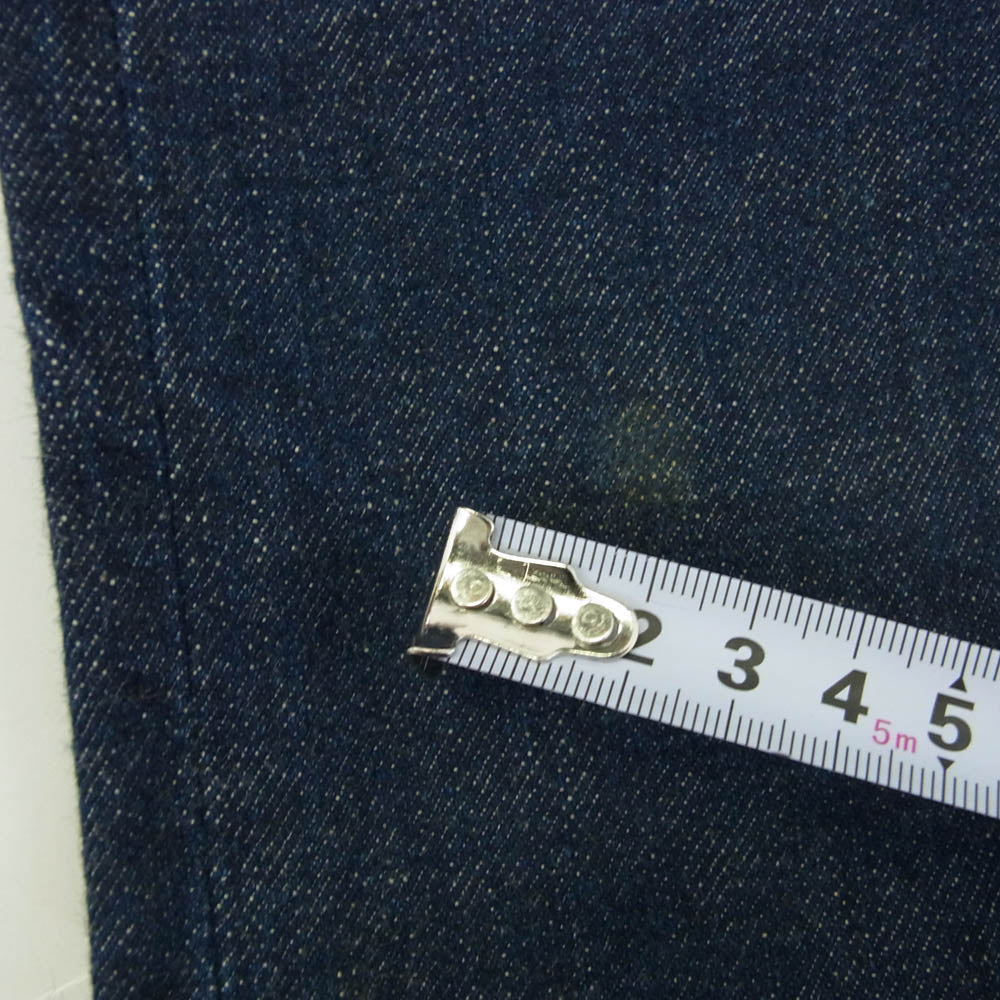 Levi's リーバイス 70s～ BIGE後期 501 ボタンフライ セルビッチ デニムパンツ 両面BIGE 不均等V フロント平行ステッチ 足長Rボタン 赤耳 ボタン裏刻印6 インディゴブルー系【中古】