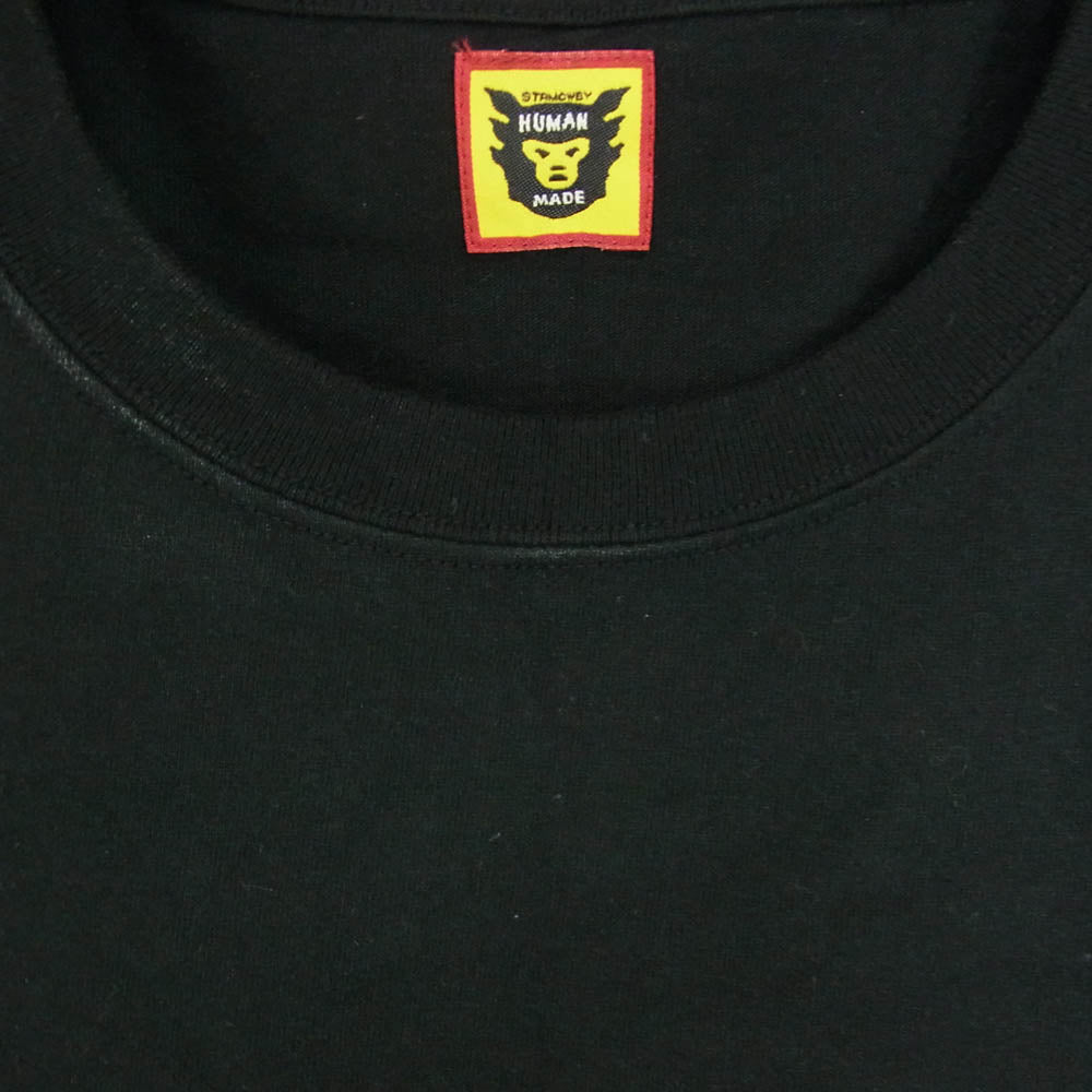 HUMAN MADE ヒューマンメイド × Girls Don’t Cry ガールズ ガールズドントクライ LONG-T GDC プリント ロングスリーブ Tシャツ 長袖 ブラック系 XL【中古】