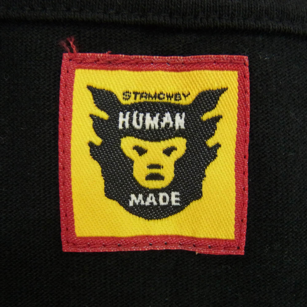 HUMAN MADE ヒューマンメイド × Girls Don’t Cry ガールズ ガールズドントクライ LONG-T GDC プリント ロングスリーブ Tシャツ 長袖 ブラック系 XL【中古】