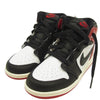 NIKE ナイキ FD1413-106 キッズ TD Air Jordan 1 Retro High OG エアジョーダン1 ハイ OG Black Toe Reimagined TD ブラックトゥリイマジンド スニーカー ホワイト系 ブラック系 レッド系 16cm【新古品】【未使用】【中古】