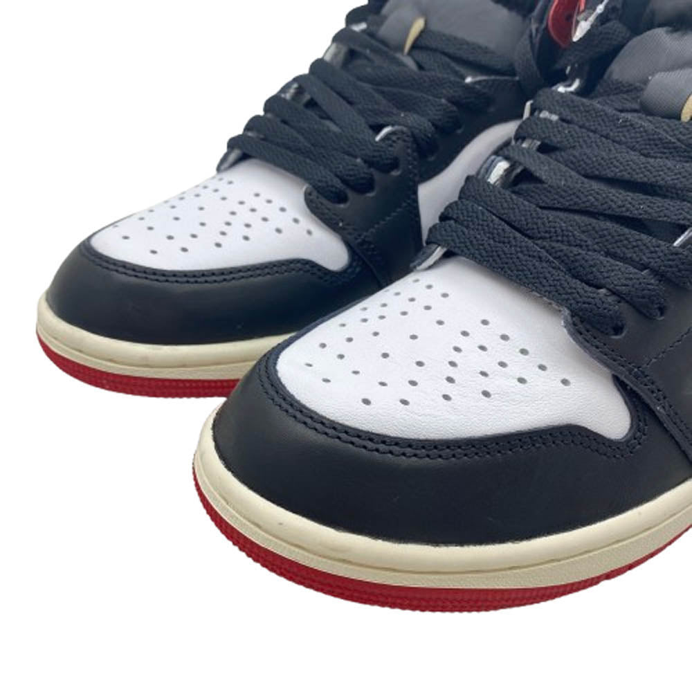 NIKE ナイキ DZ5485-106 Air Jordan 1 Retro High OG エアジョーダン1 レトロ ハイ Black Toe Reimagined ブラックトゥリイマジンド スニーカー ブラック系 レッド系 ホワイト系 26.5cm【新古品】【未使用】【中古】