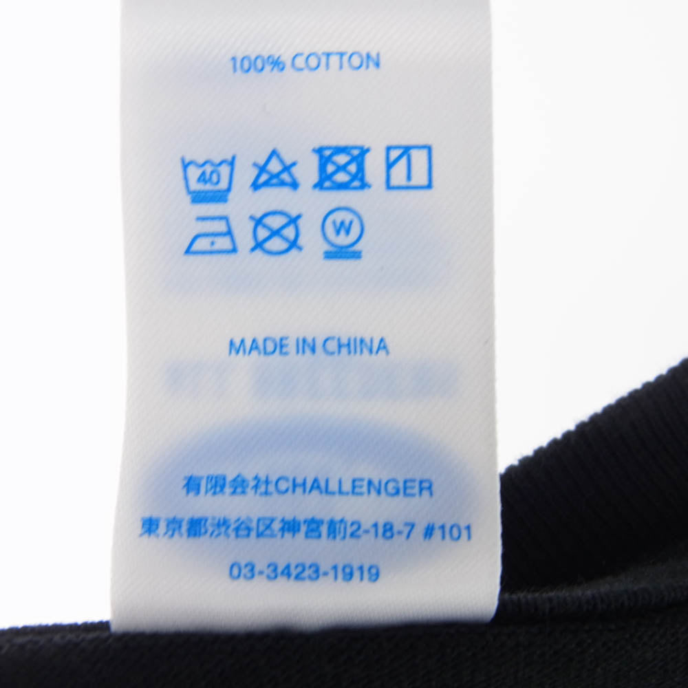 CHALLENGER チャレンジャー CLG-TS025-019 BACK TO LIFE L/S TEE バックプリント ロングスリーブTシャツ 長袖カットソー ブラック系 L【中古】