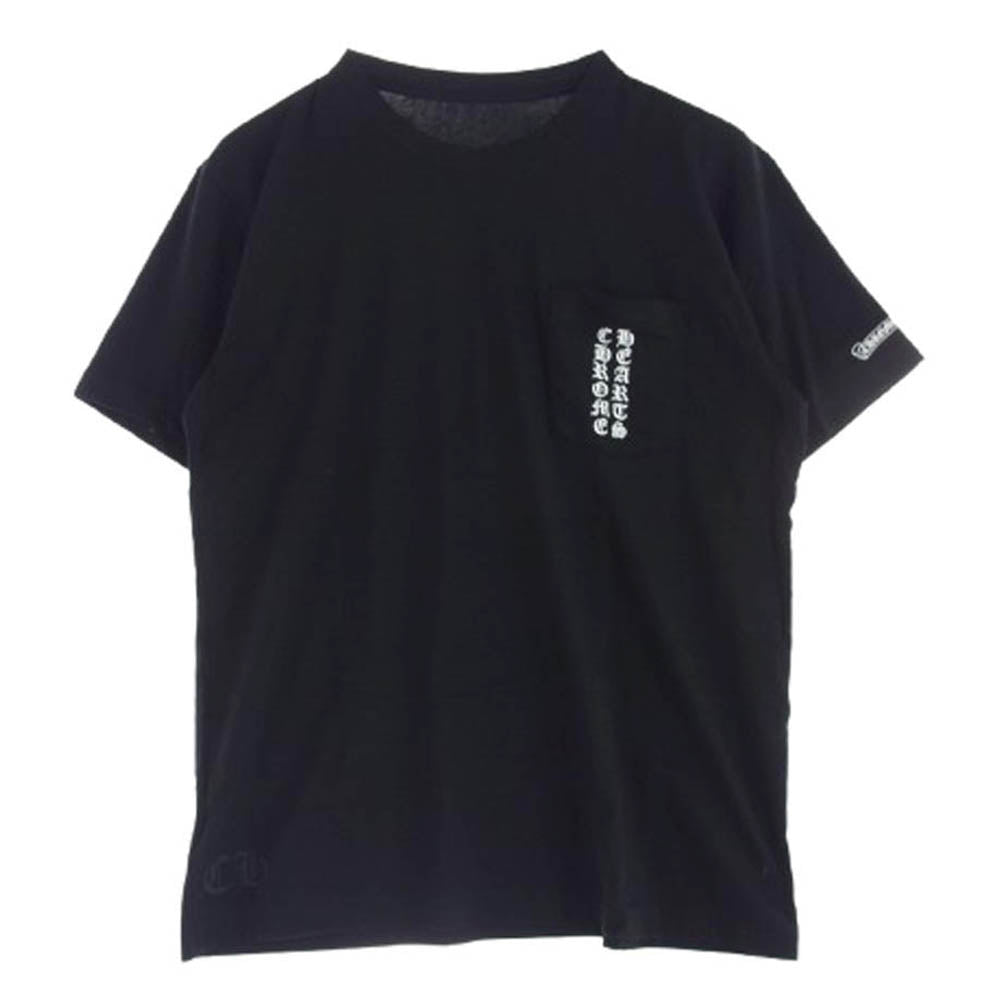 CHROME HEARTS クロムハーツ（原本無） CH T-SHRT LTD 東京限定 バックスクロールラベル プリント Tシャツ 半袖カットソー ブラック系 L【極上美品】【中古】