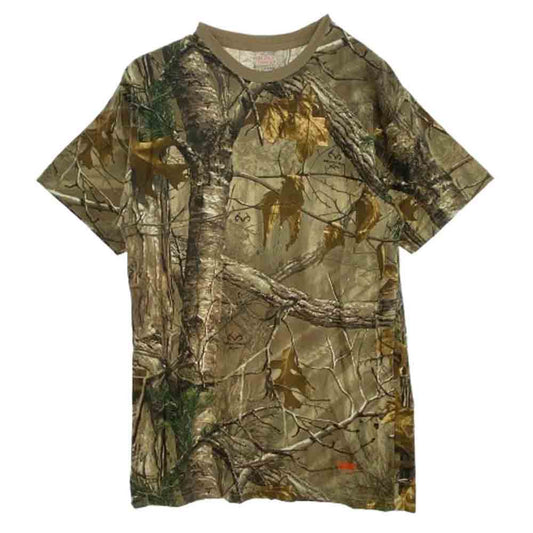 Supreme シュプリーム Hanes ヘインズ Realtree Tees リアルツリー 半袖 Tシャツ ブラウン系 M【中古】