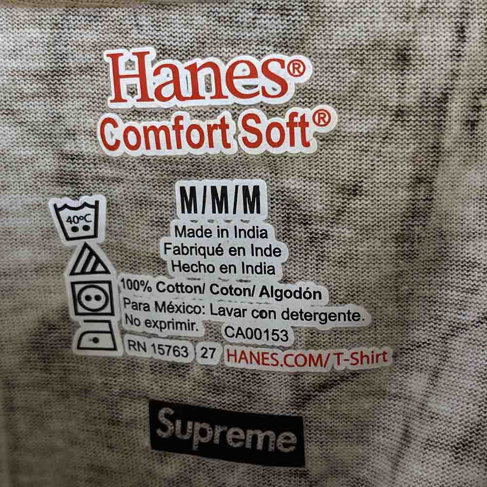Supreme シュプリーム Hanes ヘインズ Realtree Tees リアルツリー 半袖 Tシャツ ブラウン系 M【中古】