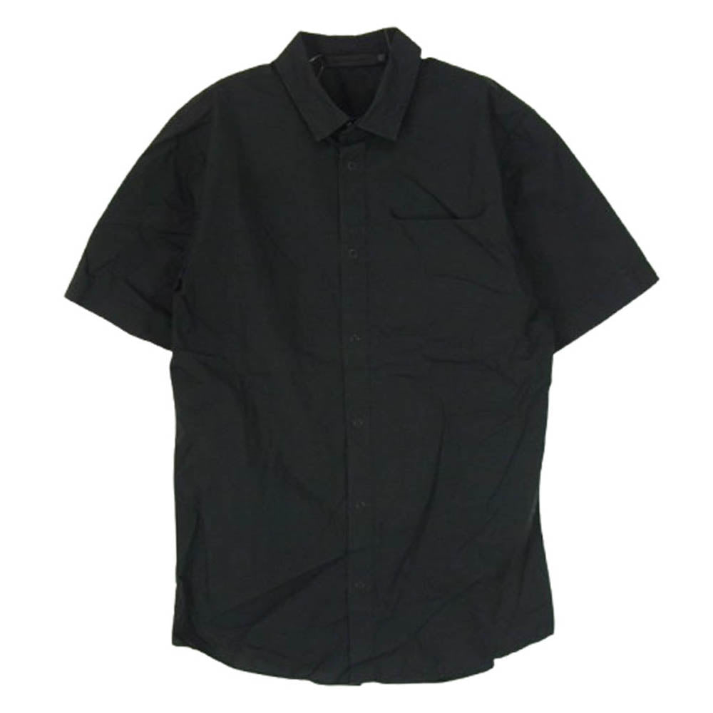 Alexander Wang アレキサンダーワン ポケット レギュラー スナップ 半袖シャツ ブラック系 46【中古】