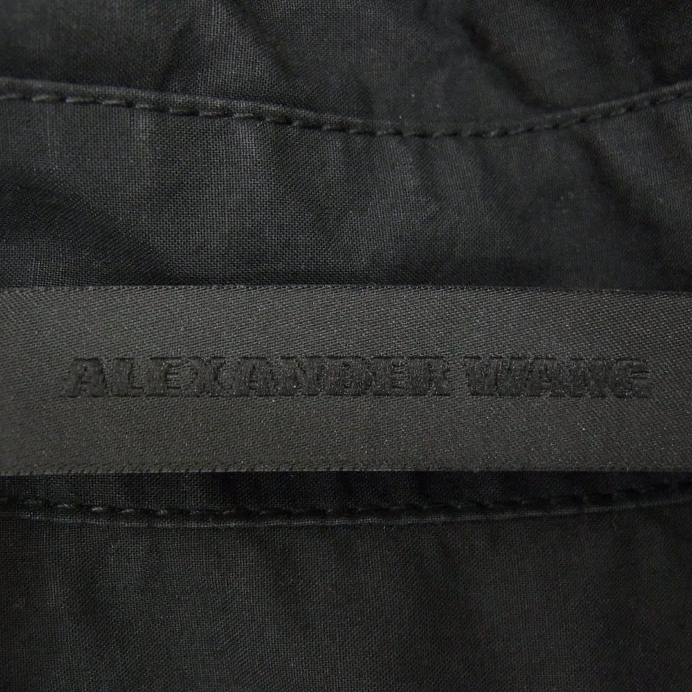Alexander Wang アレキサンダーワン ポケット レギュラー スナップ 半袖シャツ ブラック系 46【中古】