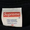 Supreme シュプリーム 15SS THRASHER Flame Logo Tee スラッシャー フレイム ロゴ Tシャツ ブラック系 M【中古】