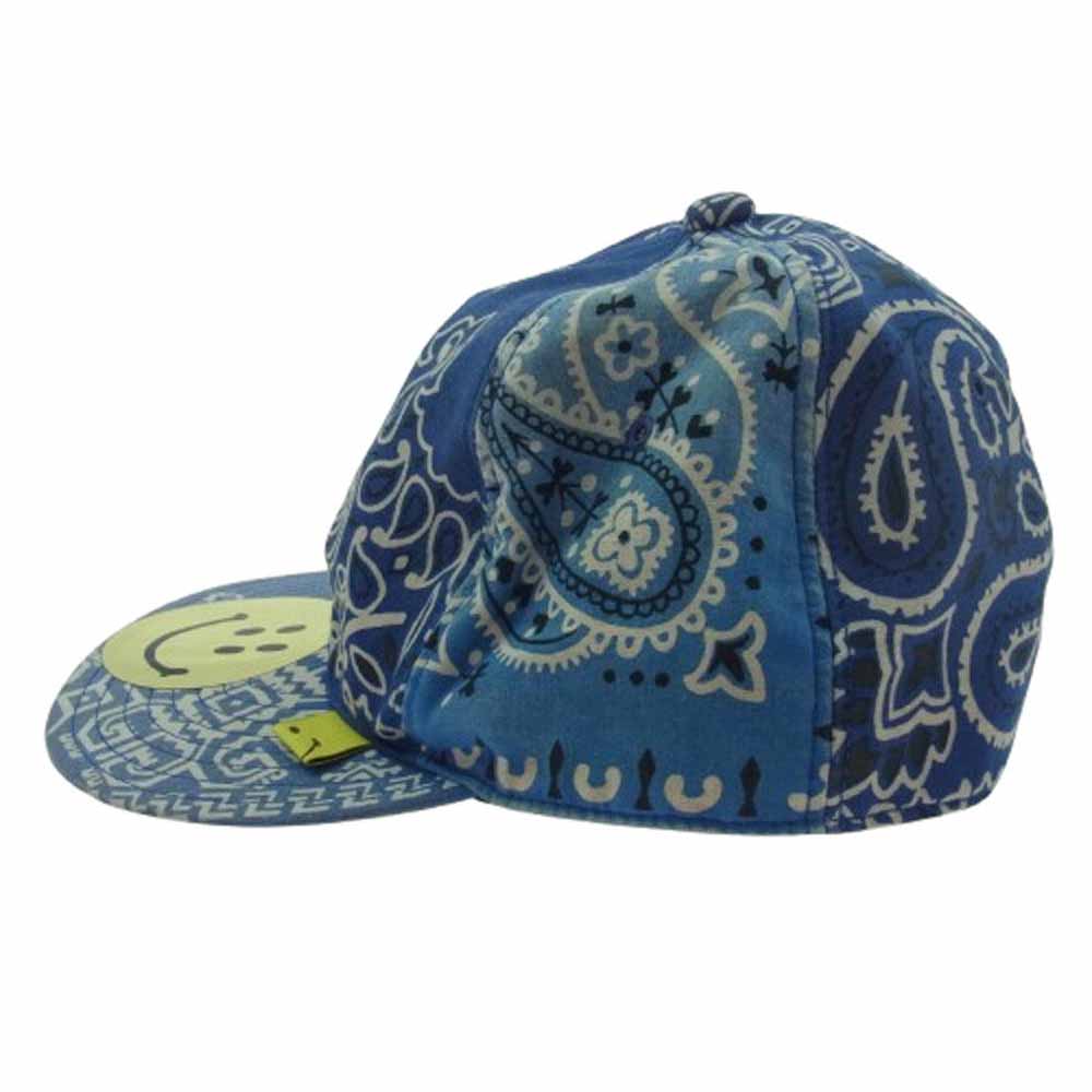 KAPITAL キャピタル K1907XH859 Smile Bandana Cap スマイル バンダナ キャップ ブルー系 F【中古】