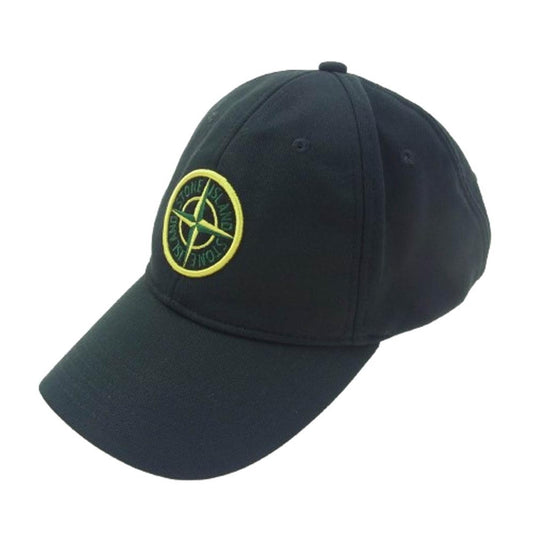 STONE ISLAND ストーンアイランド 631599128 ロゴ キャップ ブラック系 M【中古】