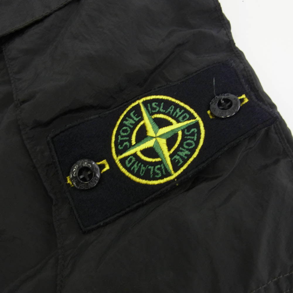 STONE ISLAND ストーンアイランド 701530617 NYLON METAL RIPSTOP PANTS  ナイロン メタル リップストップ パンツ ブラック系 31【中古】