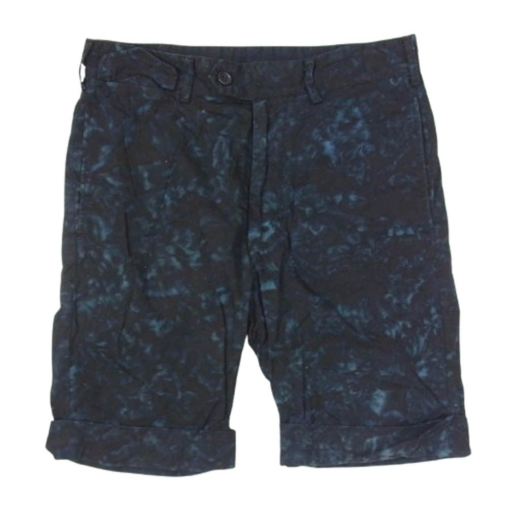 Engineered Garments エンジニアードガーメンツ タイダイ柄 ハーフパンツ ショーツ ネイビー系 30【中古】