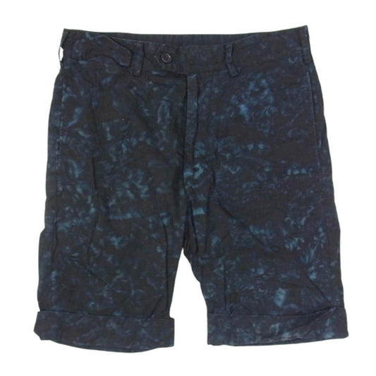 Engineered Garments エンジニアードガーメンツ タイダイ柄 ハーフパンツ ショーツ ネイビー系 30【中古】