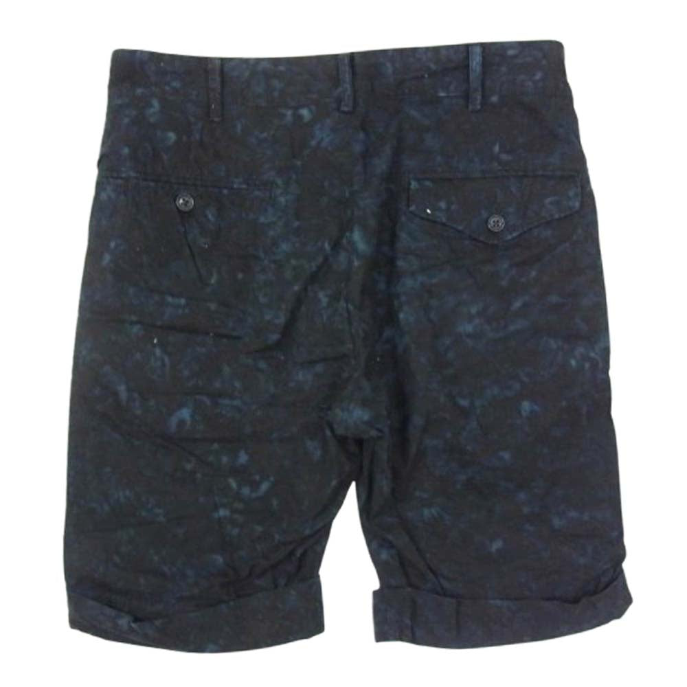 Engineered Garments エンジニアードガーメンツ タイダイ柄 ハーフパンツ ショーツ ネイビー系 30【中古】