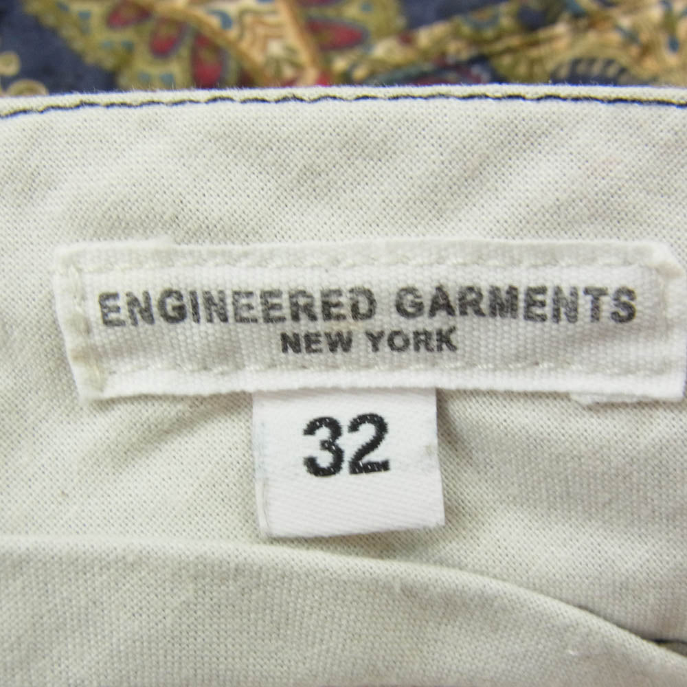 Engineered Garments エンジニアードガーメンツ ペイズリー柄 ハーフパンツ ショーツ マルチカラー系 32【中古】