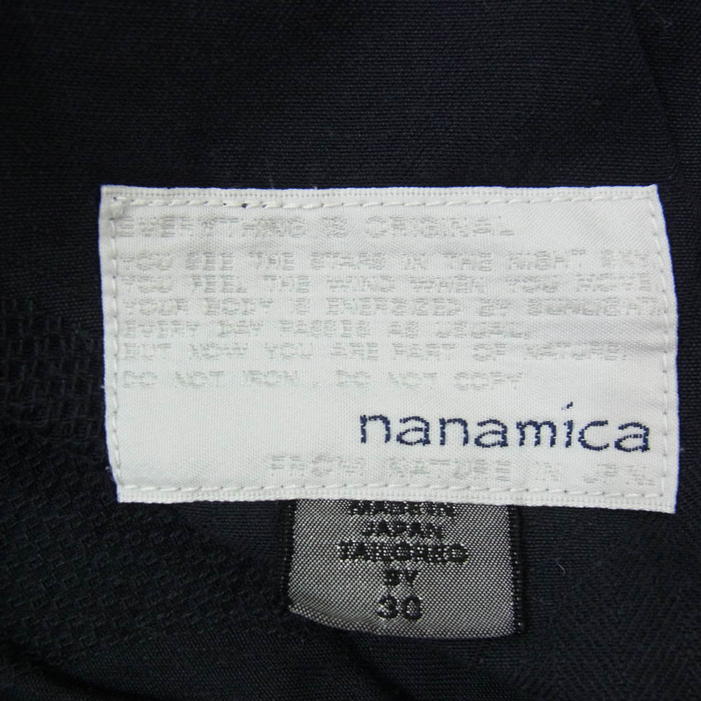 nanamica ナナミカ SUDS443 ベイカー ショーツ ネイビー系 30【中古】