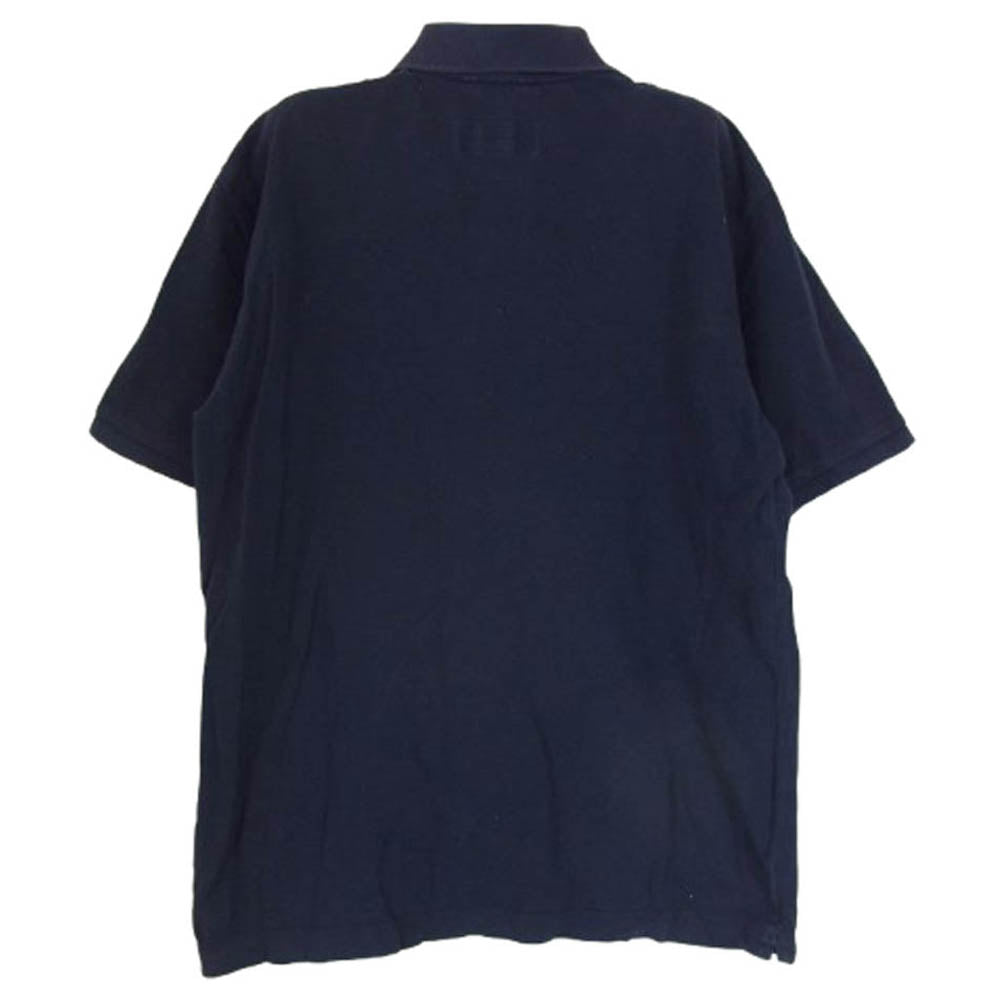 Nigel Cabourn ナイジェルケーボン 8030021611 S/S POLO SHIRT ポロシャツ 半袖 ネイビー系 46【中古】