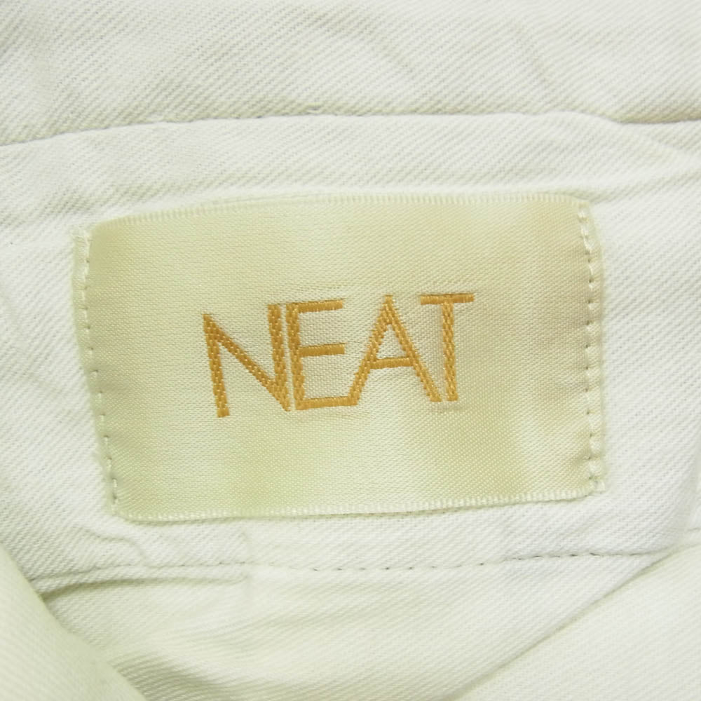 ニート COTTON PIQUE｜TAPERED 2タック コットンピケ テーパードパンツ ブラック系 44【中古】