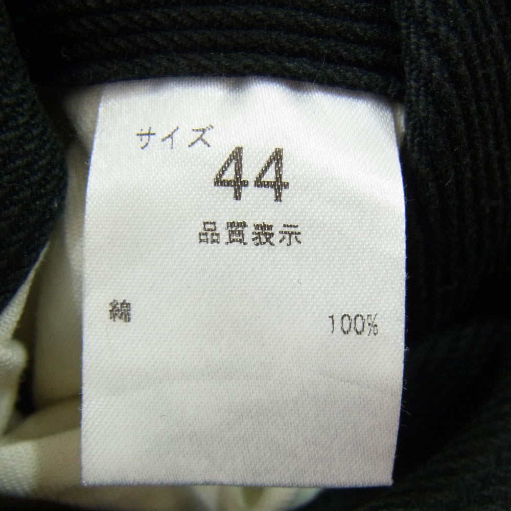 ニート COTTON PIQUE｜TAPERED 2タック コットンピケ テーパードパンツ ブラック系 44【中古】