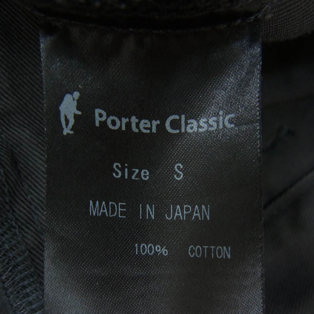 PORTER CLASSIC ポータークラシック PC-009-2469 DUKE ELLINGTON CHINOS 1タック ワイド デュークエリントン チノパンツ グレー系 S【中古】
