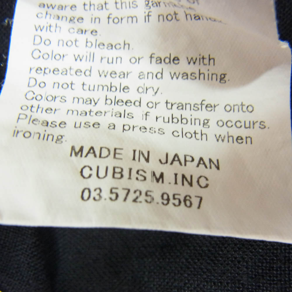 VISVIM ビズビム 18SS 118105011016 VLINEN リネン ラモ 羽織 シャツ ネイビー系 2【中古】