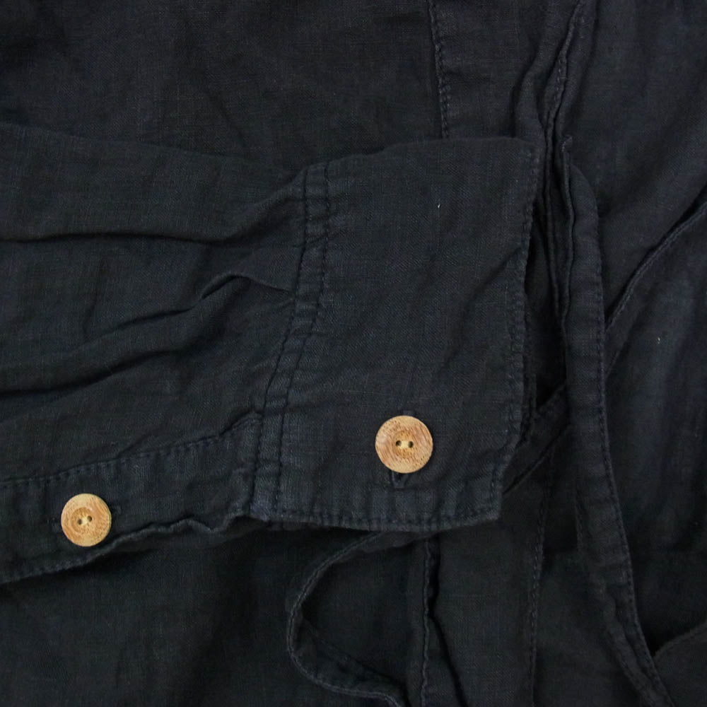 VISVIM ビズビム 18SS 118105011016 VLINEN リネン ラモ 羽織 シャツ ネイビー系 2【中古】