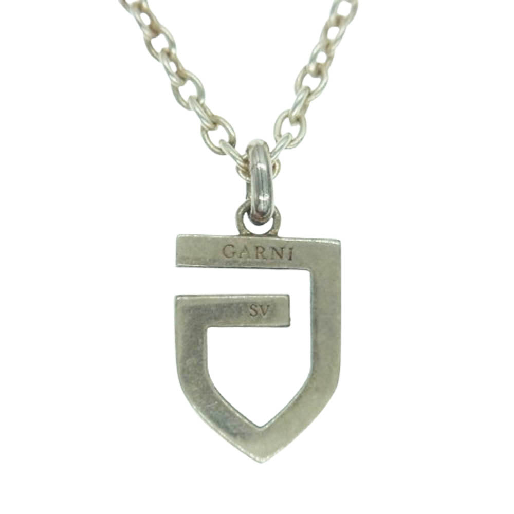 GARNI ガルニ ロゴトップ シルバー ネックレス シルバー系【中古】