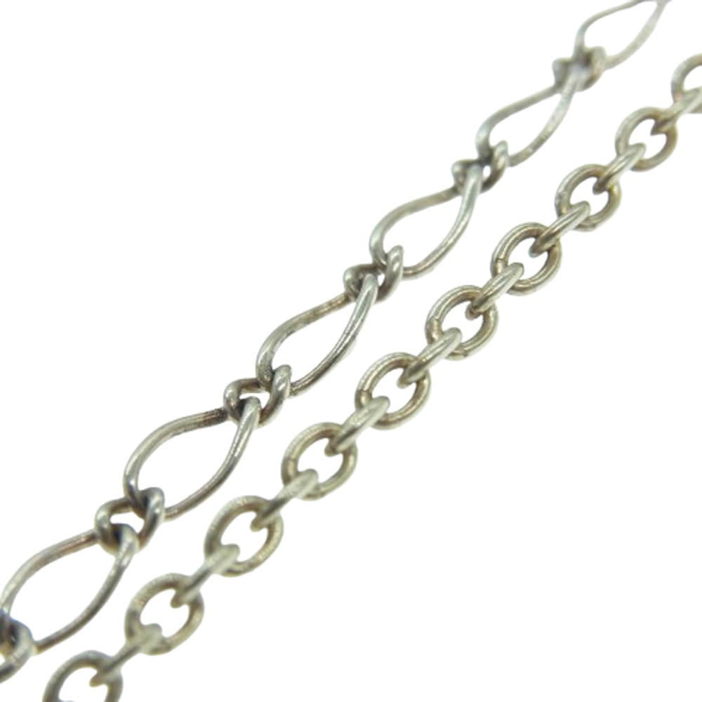 GARNI ガルニ ロゴトップ シルバー ネックレス シルバー系【中古