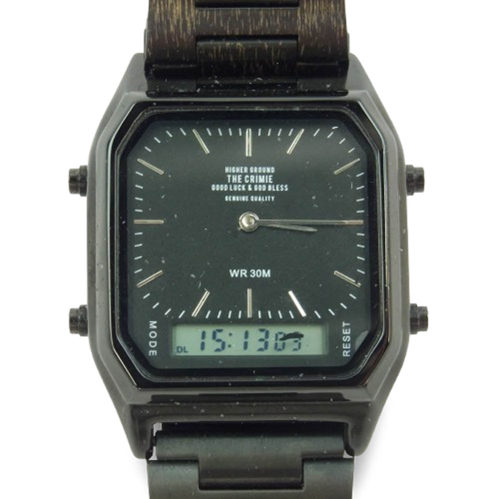 CRIMIE クライミー THE MULTI DEGITAL WATCH マルチデジタル ウォッチ アナログデジタル 腕時計 ブラック系【中古】