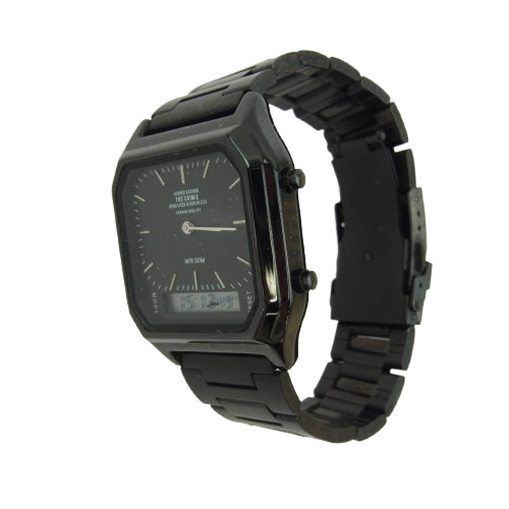 CRIMIE クライミー THE MULTI DEGITAL WATCH マルチデジタル ウォッチ アナログデジタル 腕時計 ブラック系【中古】