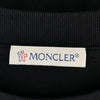 MONCLER モンクレール 23SS I10938C00014 MAGLIA MANICHE CORTE ロゴ 刺繍 半袖 Tシャツ ブラック系 S【美品】【中古】