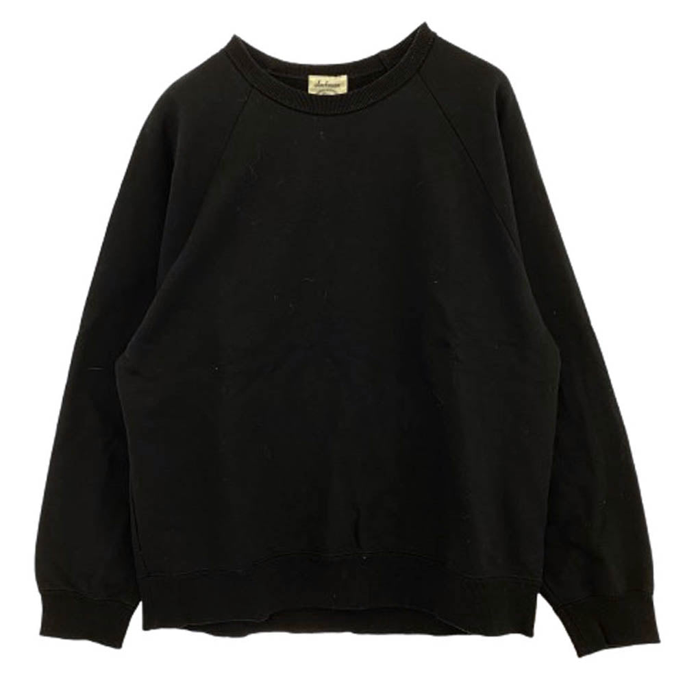 ジャックマン JM7517 MZ Sweat Crewneck コーマ糸 マーセライズ加工 クルーネック スウェット ブラック系 L【中古】