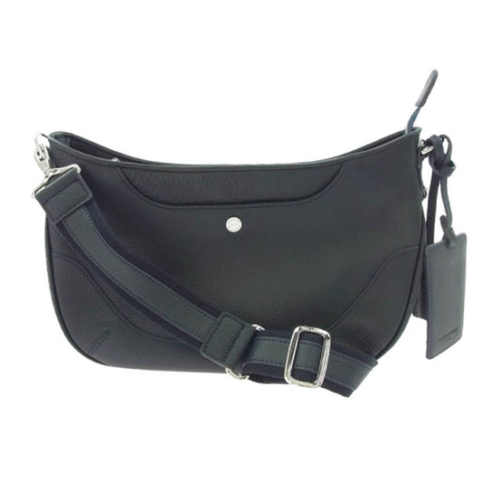 PELLE MORBIDA ペッレモルビダ PMO-MB038A Maiden Voyage Shoulder Bag メイデンヴォヤージュ ミニ ショルダー レザー バッグ ネイビー系【美品】【中古】