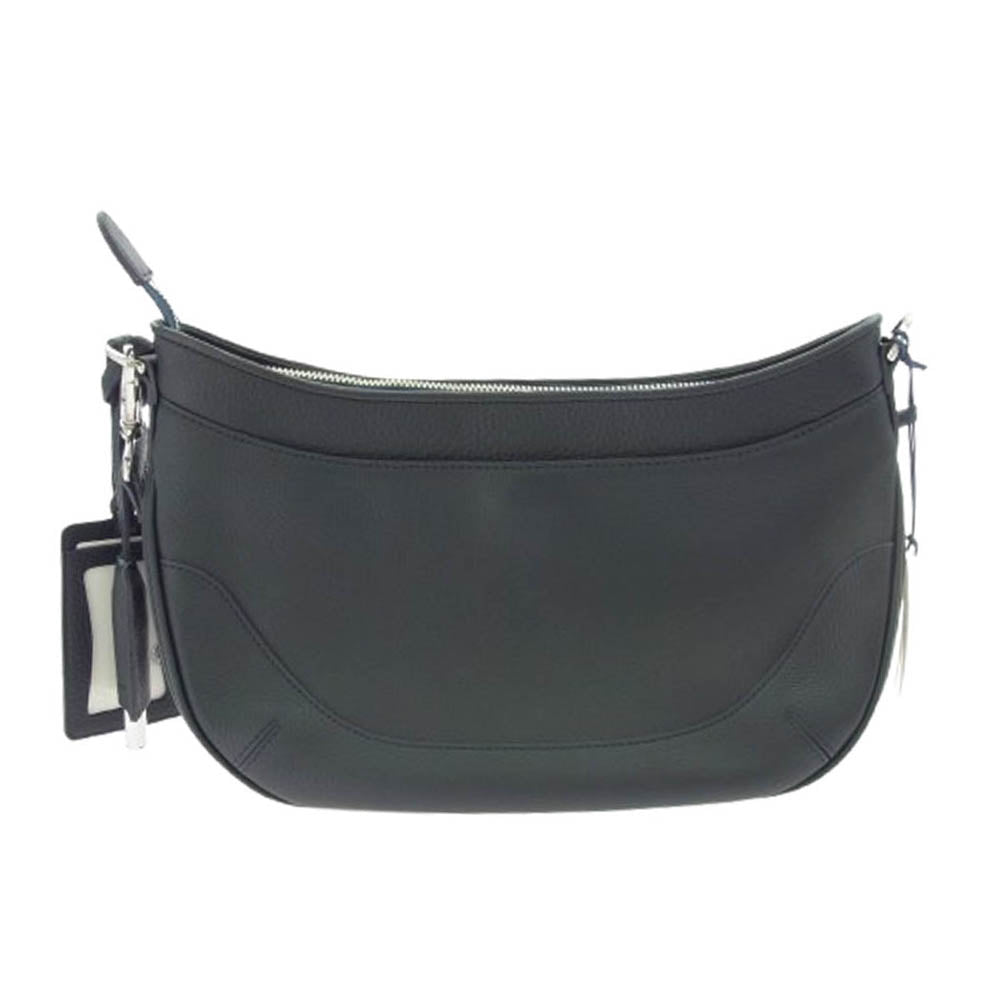 PELLE MORBIDA ペッレモルビダ PMO-MB038A Maiden Voyage Shoulder Bag メイデンヴォヤージュ ミニ ショルダー レザー バッグ ネイビー系【美品】【中古】