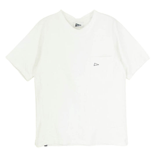 BEAMS ビームス 36-04-0004-823 Pilgrim ピルグリム Surf + Supply サーフ サプライ クルーネック 半袖 Tシャツ ホワイト系 S【中古】