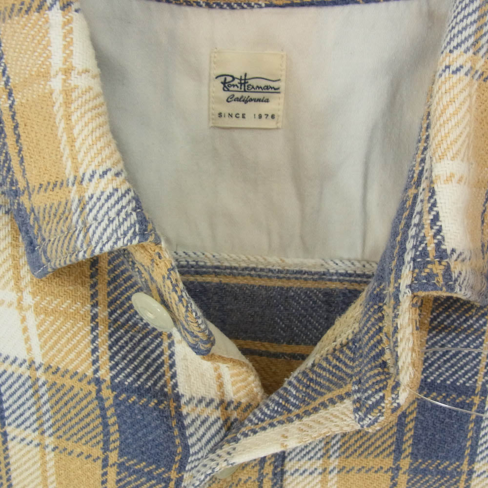 Ron Herman ロンハーマン 3020700097 ネルシャツ チェック