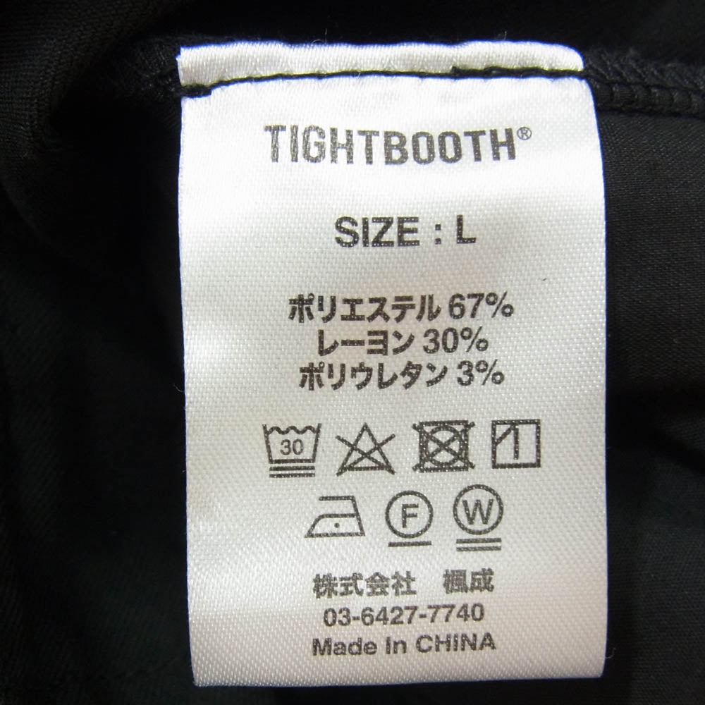 TIGHTBOOTH タイトブース BAGGY SLACKS バギー スラックス パンツ ブラック系 L【中古】