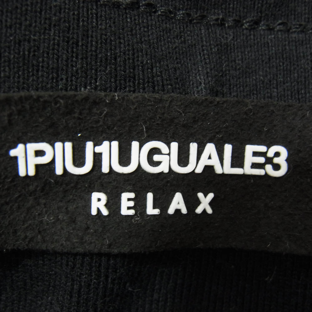 1piu1uguale3 ウノピュウノウグァーレトレ RELAX リラックス ジップポケット ハーフパンツ ショーツ ブラック系 XL【中古】