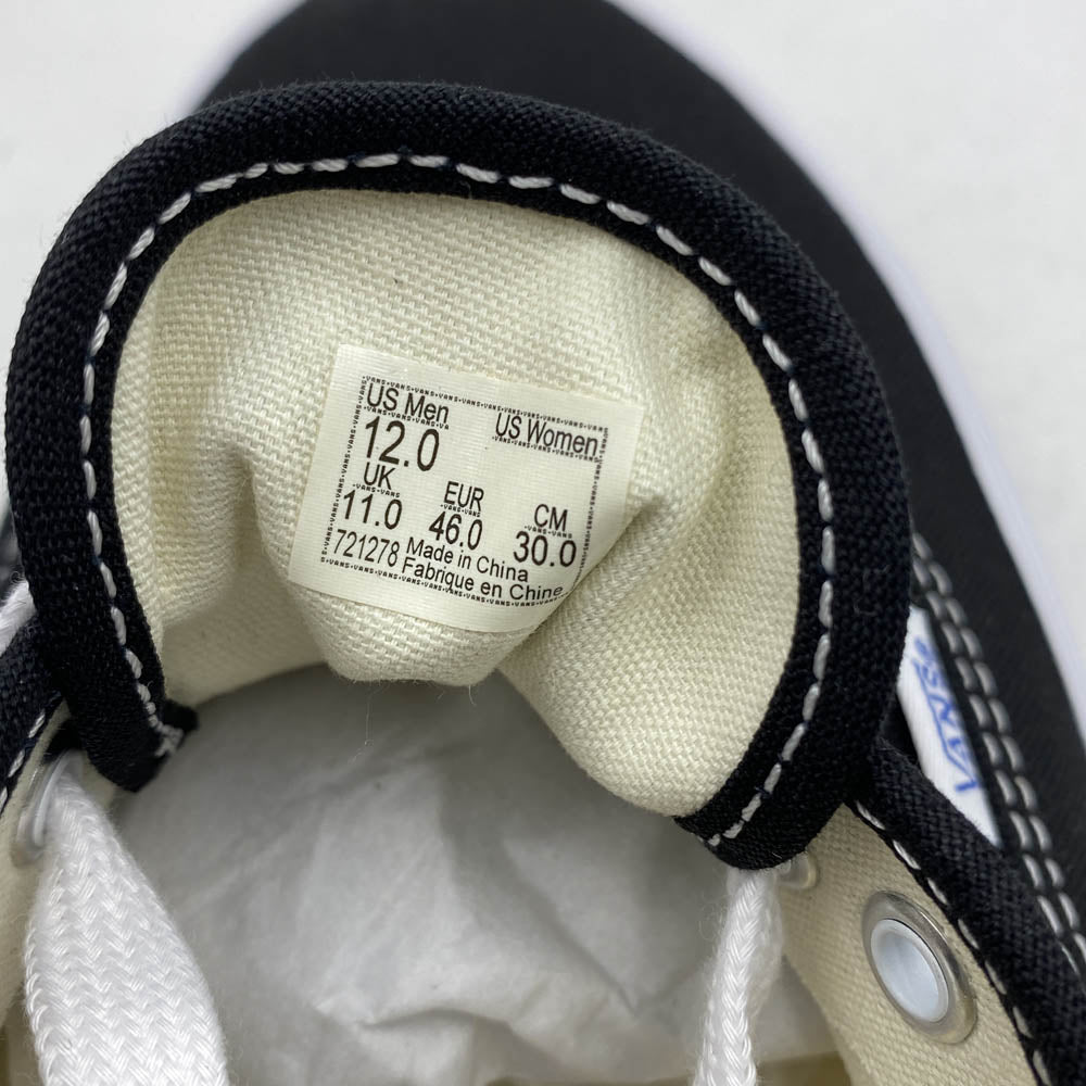 VANS バンズ PREMIUM AUTHENTIC REISSUE 44 プレミアム オーセンティック スニーカー ブラック系 30cm【新古品】【未使用】【中古】