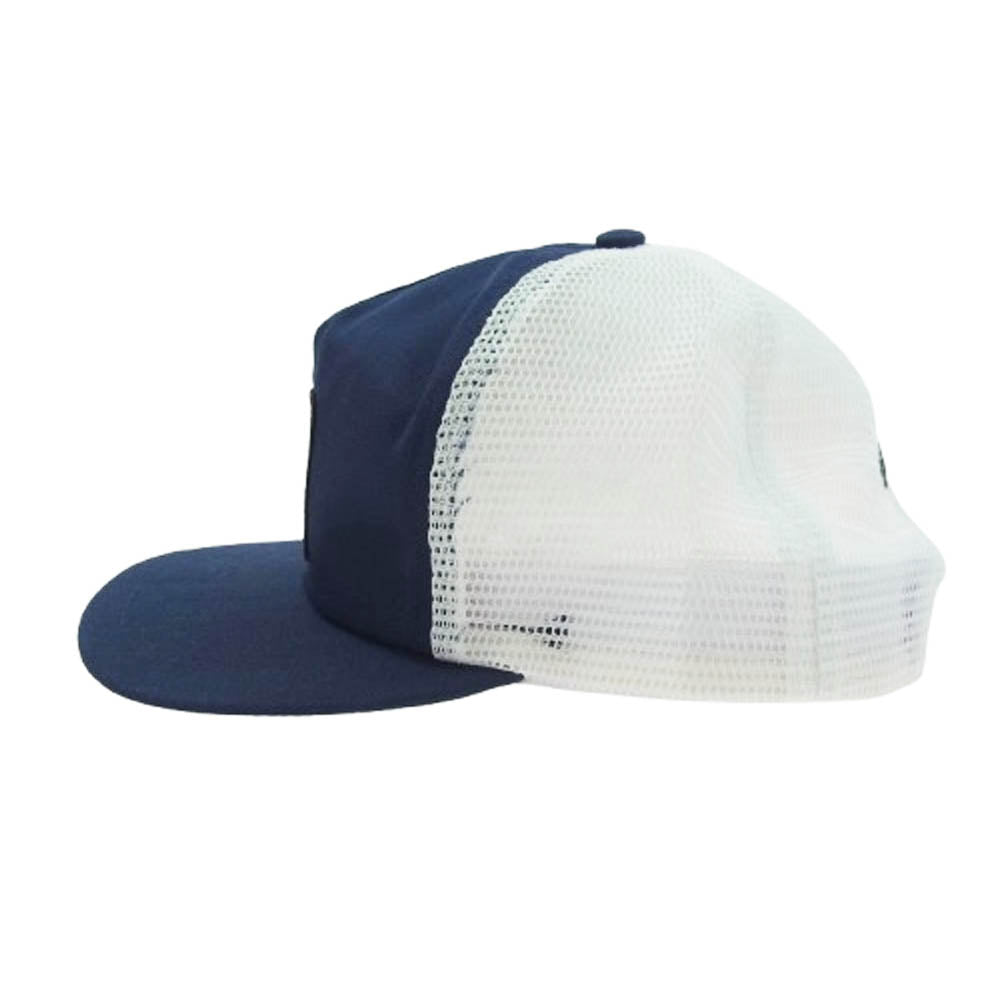 Supreme シュプリーム 23AW Camacho Mesh Back 5-Panel カマチョ メッシュ バック 5パネル キャップ 帽子 ホワイト系 ネイビー系【美品】【中古】