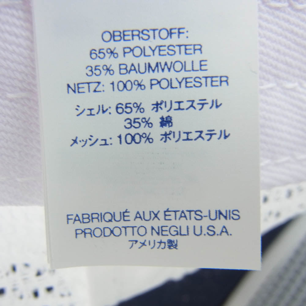 Supreme シュプリーム 23AW Camacho Mesh Back 5-Panel カマチョ メッシュ バック 5パネル キャップ 帽子 ホワイト系 ネイビー系【美品】【中古】
