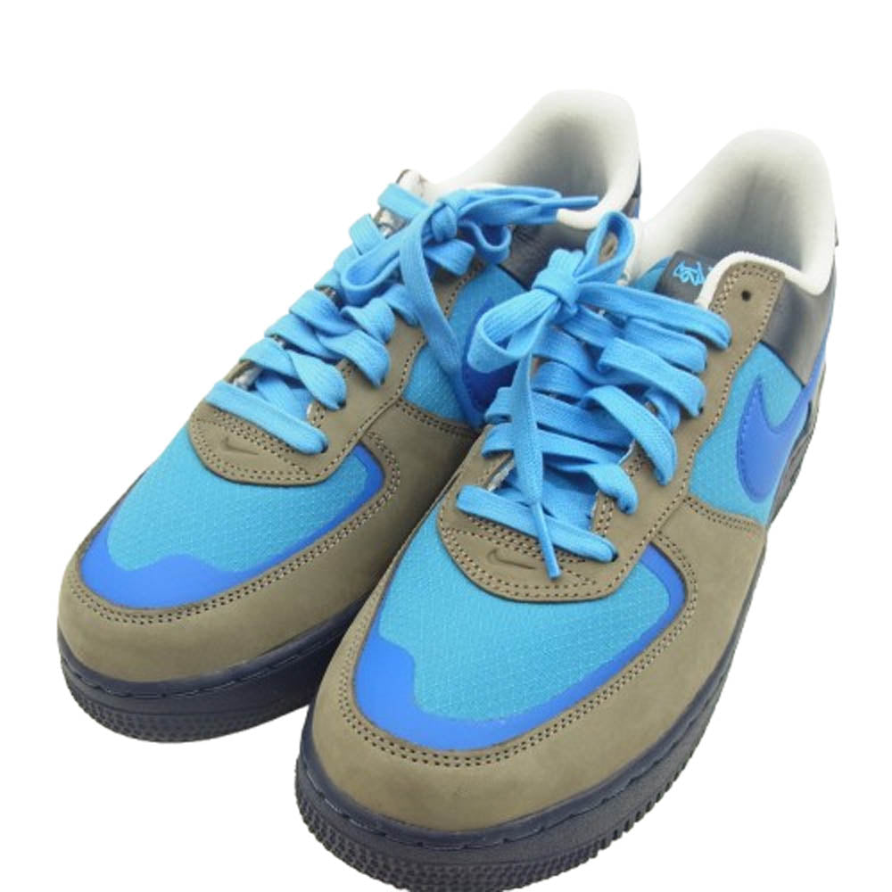 NIKE ナイキ HF5516-001 STASH スタッシュ Air Force 1 Low SP Soft Grey and Harbor Blue エアフォース1 ロー SP ソフトグレー アンド ハーバーブルー ローカット スニーカー ブルー系 グレー系 26.5cm【極上美品】【中古】